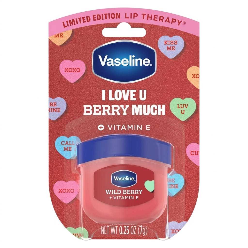 Lip Balm Vaseline Lip Therapy - Edição Limitada Valentine's Day (7g)