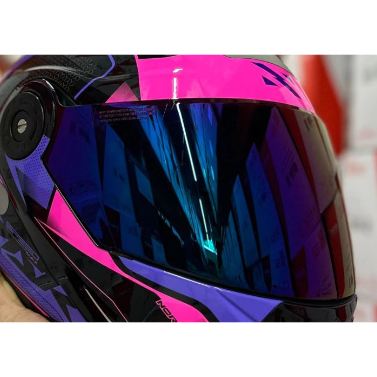 VISEIRA CAPACETE NORISK FF345 ROUTE FF370 CAMALEÃO POLIVISOR ALTA QUALIDADE PROTEÇÃO UV ANTI RISCO