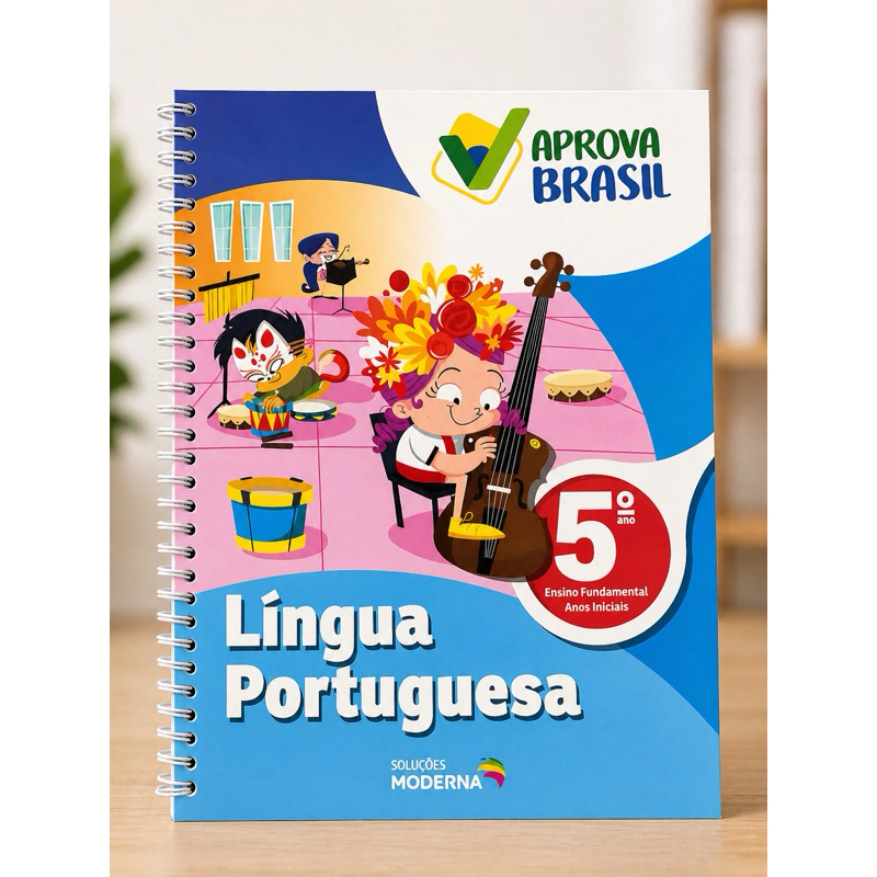 Livro Língua Portuguesa 5º Ano Aprova Brasil | Ensino Fundamental | Soluções Moderna