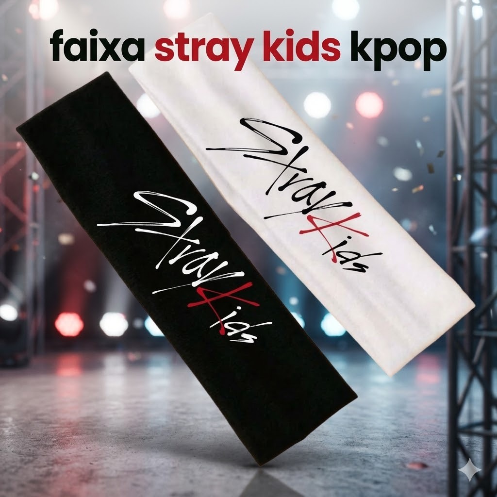 Faixa de cabelo Banda Stray kids unissex