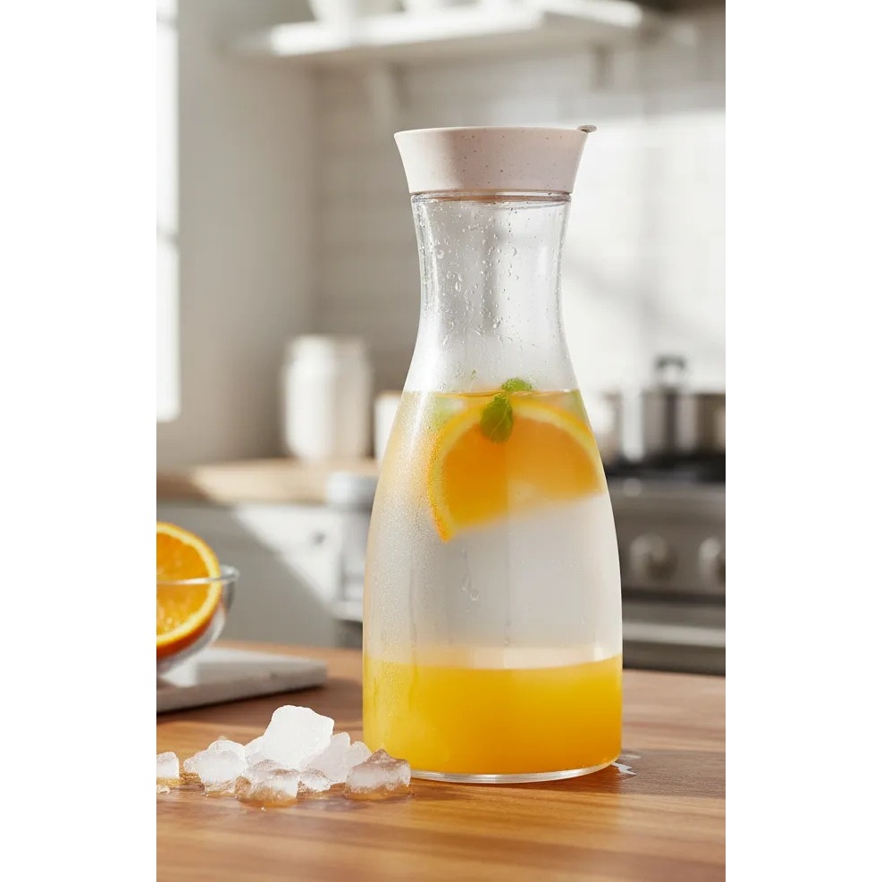 Garrafa de Água Com Tampa 1,8 Litros Geladeira Organização Hotel