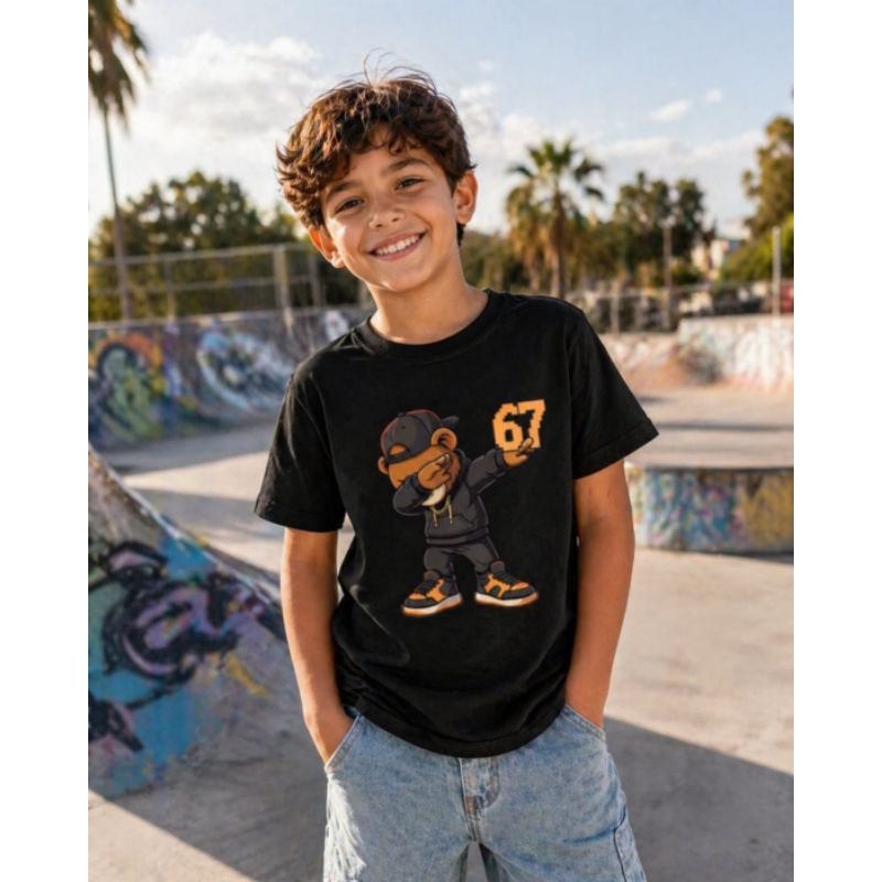 Camiseta infantil six seven