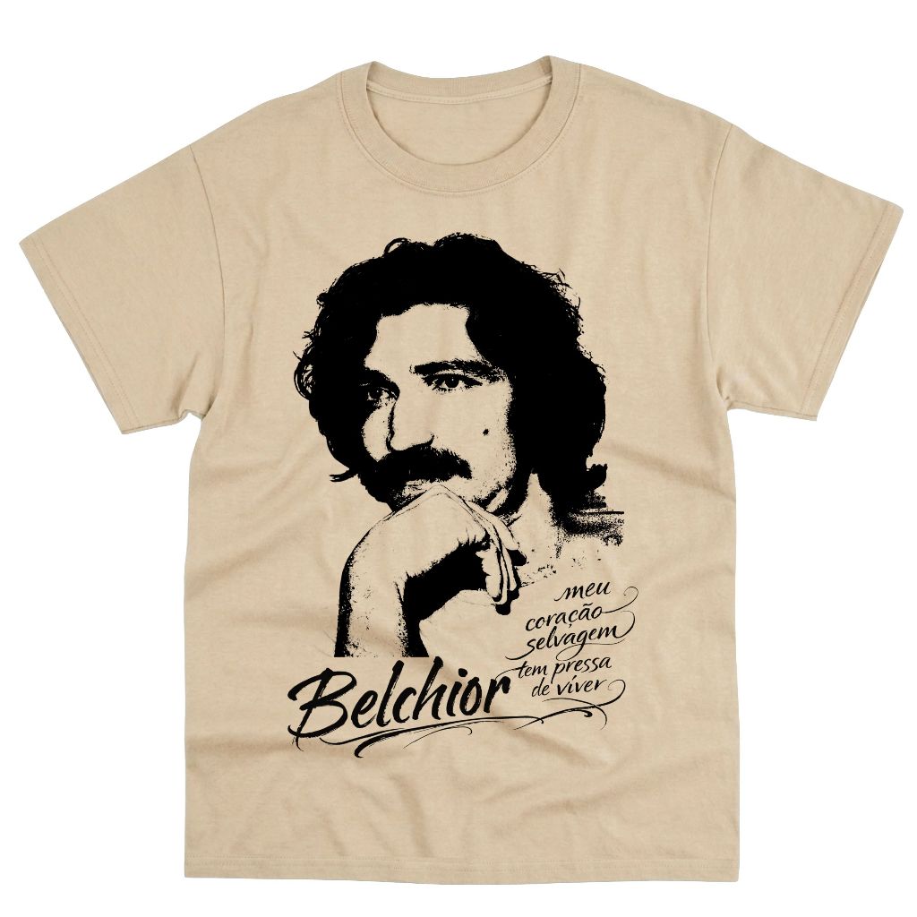 Camiseta Vintage Unissex Belchior, MPB, Cultura, Arte, Brasil V26