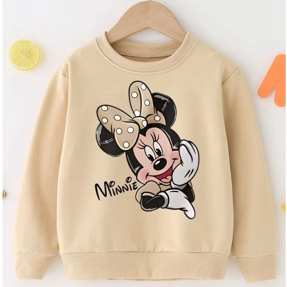 MOLETOM INFANTIL DE MENINA SUPER FOFO FEITO DE ALGODÃO ESTILO SUÉTER