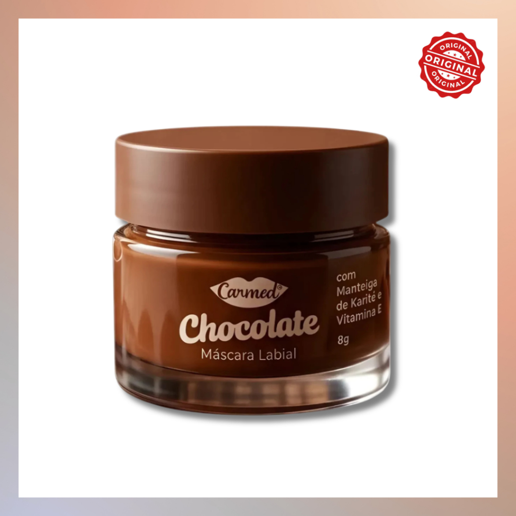 Carmed Máscara Labial Noturna Sabor Chocolate - 8G