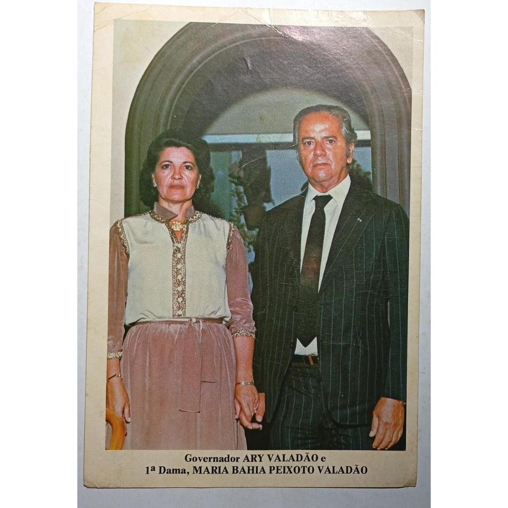 Folheto Político Ary Valadão Maria Bahia Peixoto Goiás PDS Romeiros Documento Antigo Propaganda