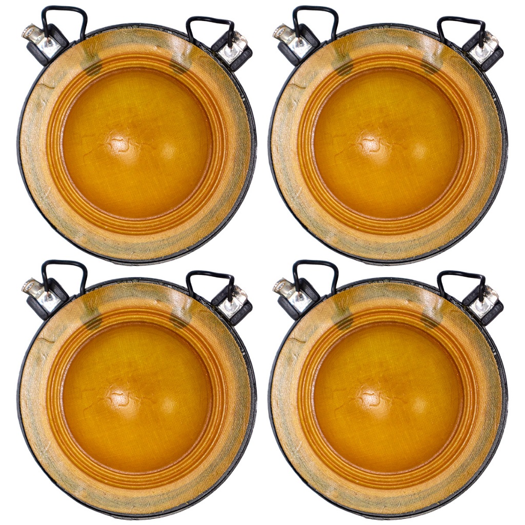 4x Reparo Driver HDI 300 HDI 320 Hinor 8 Ohms Para Corneta Som Automotivo