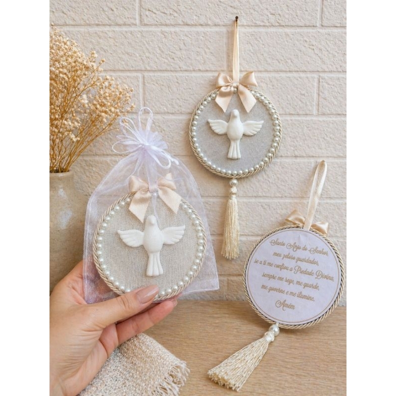 Mandala Divino Espírito Santo/Escapulário/Lembrança de Batizado/Lembrança de Casamento/Adorno de Porta/Enfeite de Parede