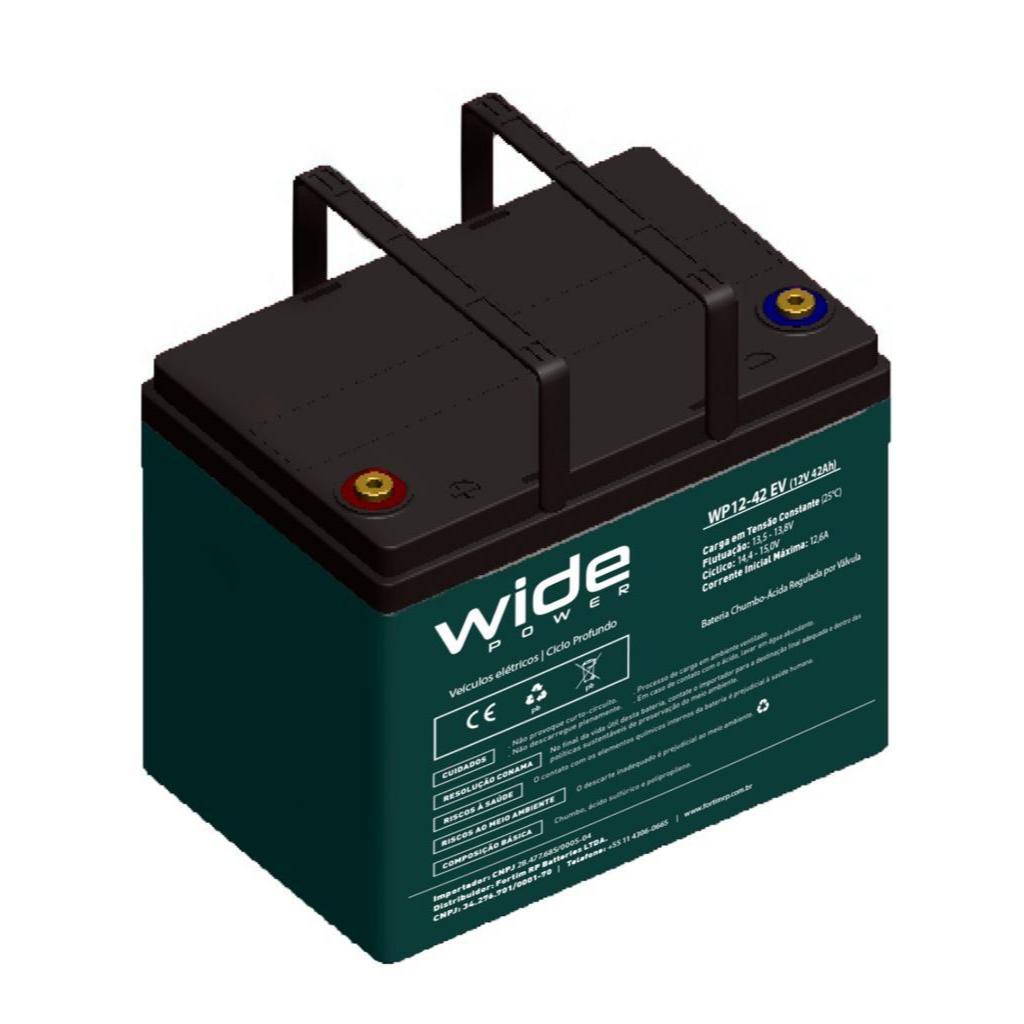 KIT 2 - 12V 42AH - COMPATIVEL COM A 12V 33AH , 12V 35AH , 12V 40AH PARA CADEIRA DE RODAS MOTORIZADAS.