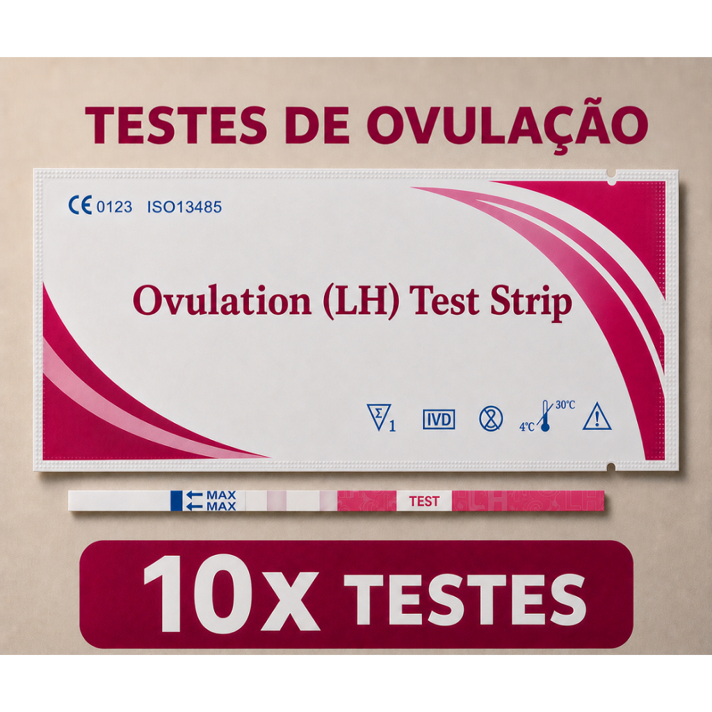Teste de Ovulação 10 Unidades kit para tentantes