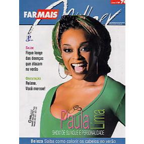 REVISTA FARMAIS MULHER, DE 2005, COM PAULA LIMA NA CAPA.