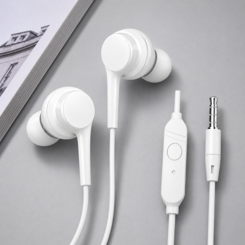 Kit 2 Fones de Ouvido com Fio P2 e Microfone para Celular, Notebook e Aula Online
