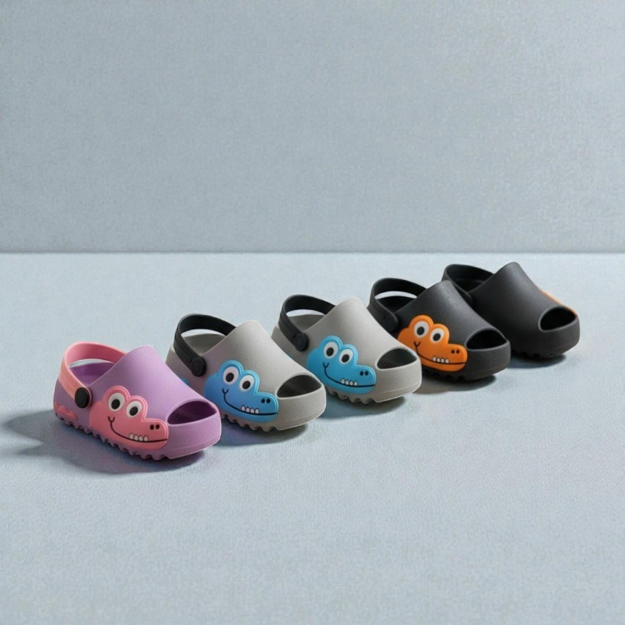 Sandália Slide Infantil Sauro – Leveza, Conforto e Segurança para os Pequenos | Achadinhos da Lua