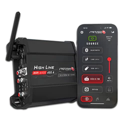 Modulo Amplificador Dsplayer Hl400.4 Stetsom Bluetooth Usb Fm Fio E Rca High Line