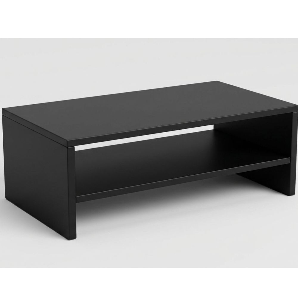 Suporte Monitor com Prateleira Base Ergonômica Elevada Organizador de Mesa Notebook PC Escritório