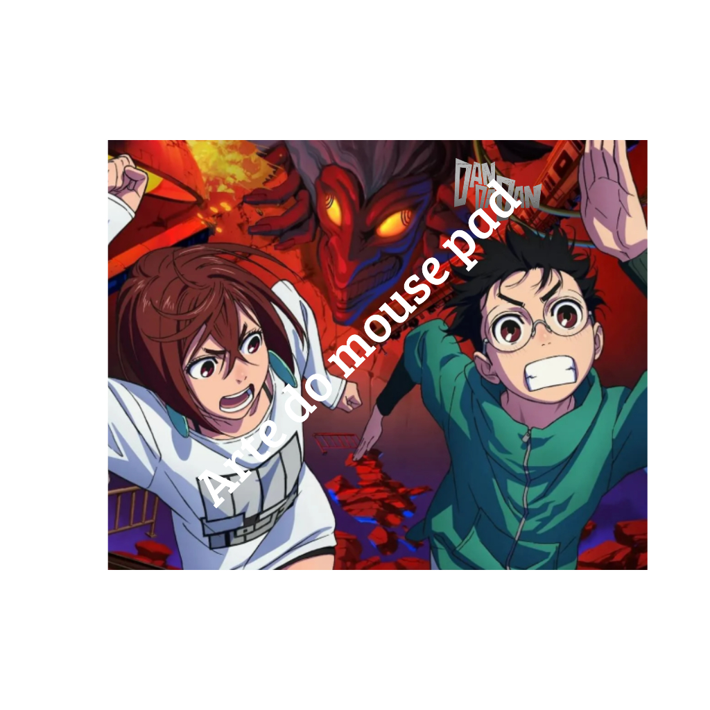 Mouse Pad Dan da Dan Personalizado Nome Momo Okarun Anime Otaku Gamer Presente Geek Setup PC