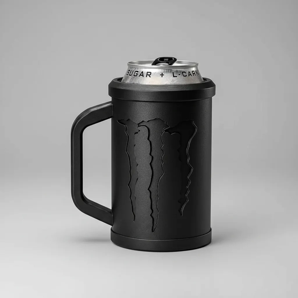 Porta Latas 3D - Energético Monster Caneca - Energético Monster Caneca 473ml Promoção