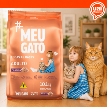 Ração Gato 10kg Meu Gato Premium Especial Sabor Frango 31% Proteína