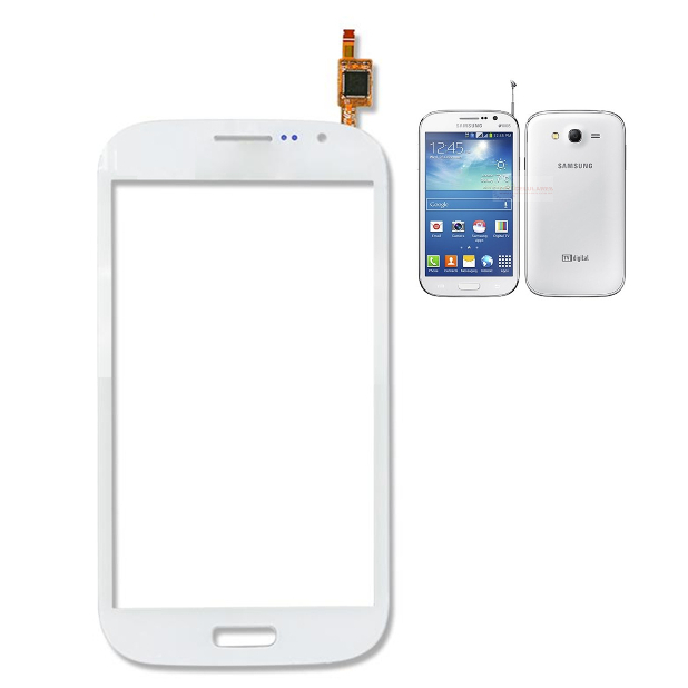 Peça Tela Vidro Touch compatível com Galaxy Gran Neo Duos gt i9060 Samsung - Branco