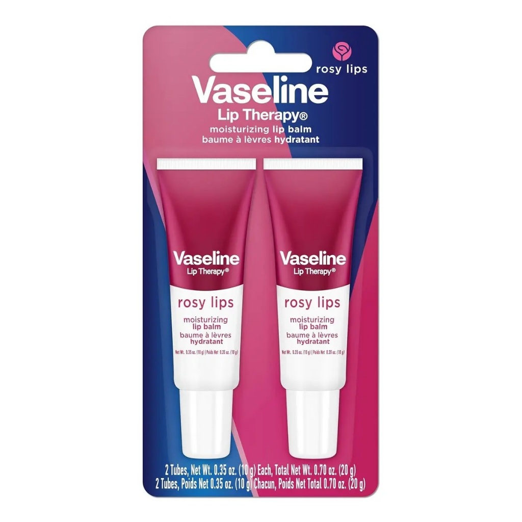 Vaseline Lip Therapy Rosy Lips Kit 2 Tubos