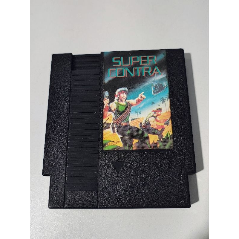 Cartucho paralelo Chipado padrão Nes Nintendinho 72 pinos - Super Contra