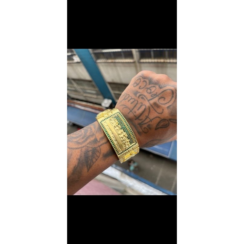 Pulseira Religiosa Última Ceia - Cravejado - Moeda Antiga Premium - Cor Ouro 18K - Fecho Gaveta