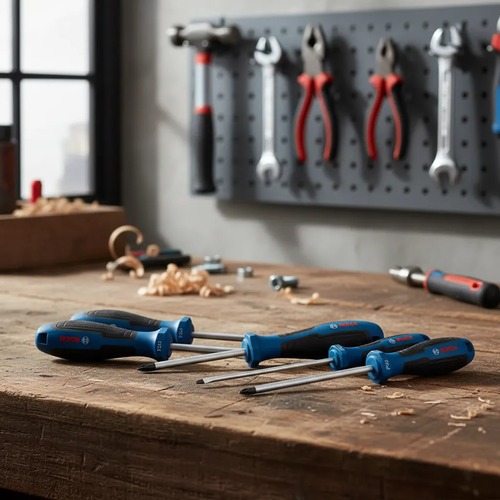 Kit Jogo Chaves Fenda Philips Bosch Ph/pz/sl 6 Unidades · foto 2