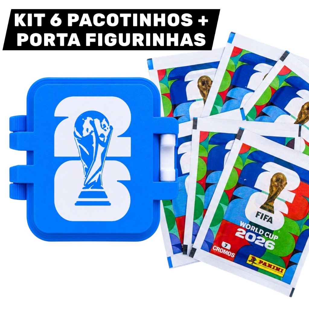 Figurinhas Copa do Mundo 2026 Produto Original Complete seu album 5/10/15 pacotes