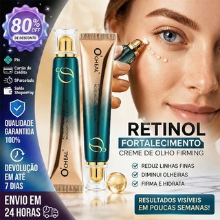 Retinol Hidratante Firmador Creme para os Olhos Reduz Linhas Finas Olheiras