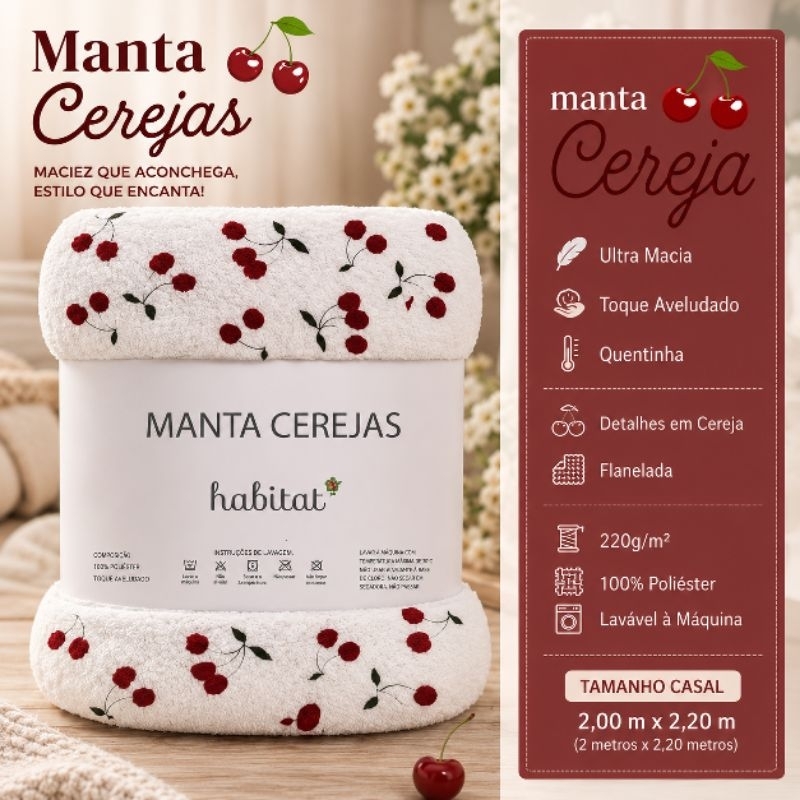 Manta Cobertor  Casal Luxo Premium Quentinha Macia 2,00x2,20