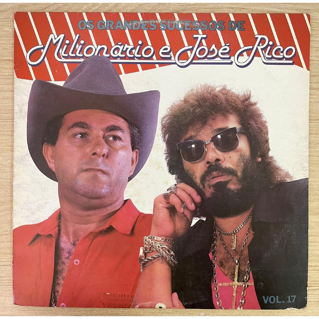 LP Disco Vinil Milionário & José Rico - Os Grandes Sucessos Vol. 17