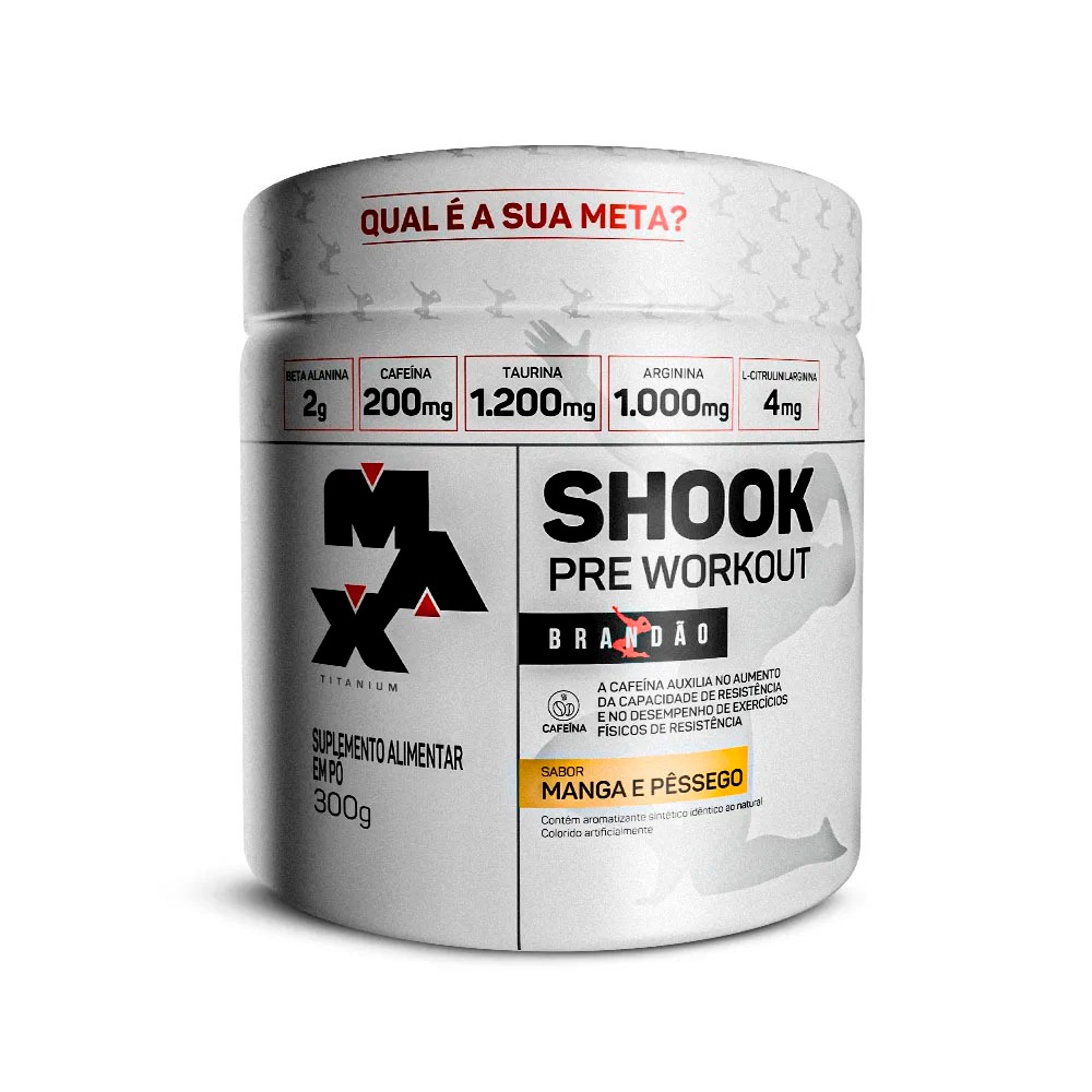 Pré Treino Shook Rafael Brandão 300g - Max Titanium