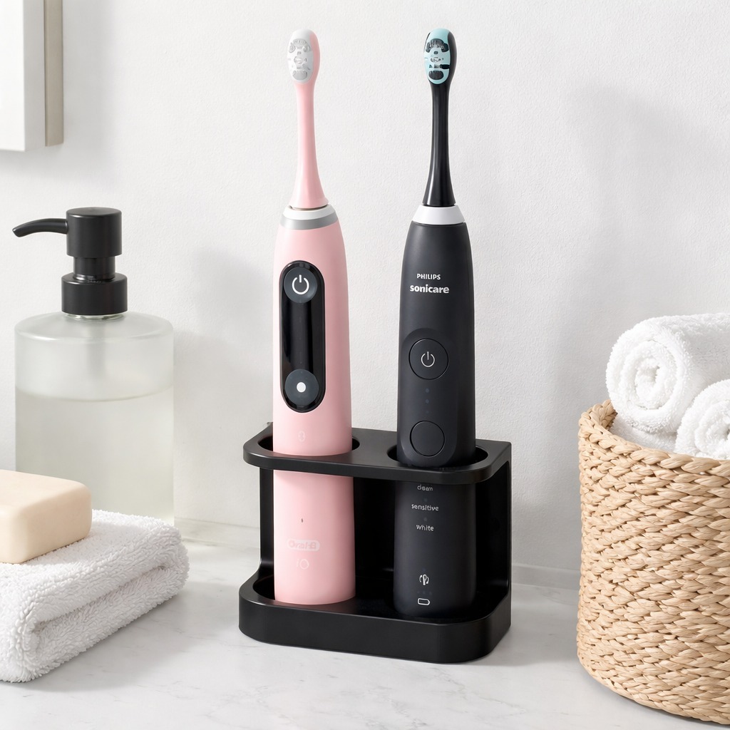 Suporte Escova Elétrica, Suporte Oral b io, Suporte Philips Sonicare Organizador Banheiro Escova