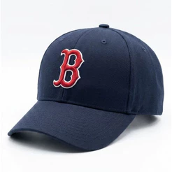 Boné Boston Premium Aba Curva Bege Bordado Ajustável Unissex Casual Streetwear