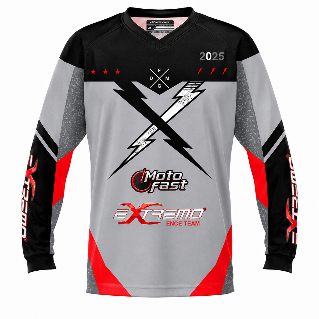 Camisa Para Motocross Trilha Mtb  Extremo Pro Tork Adulto Lançamento Downhill Enduro