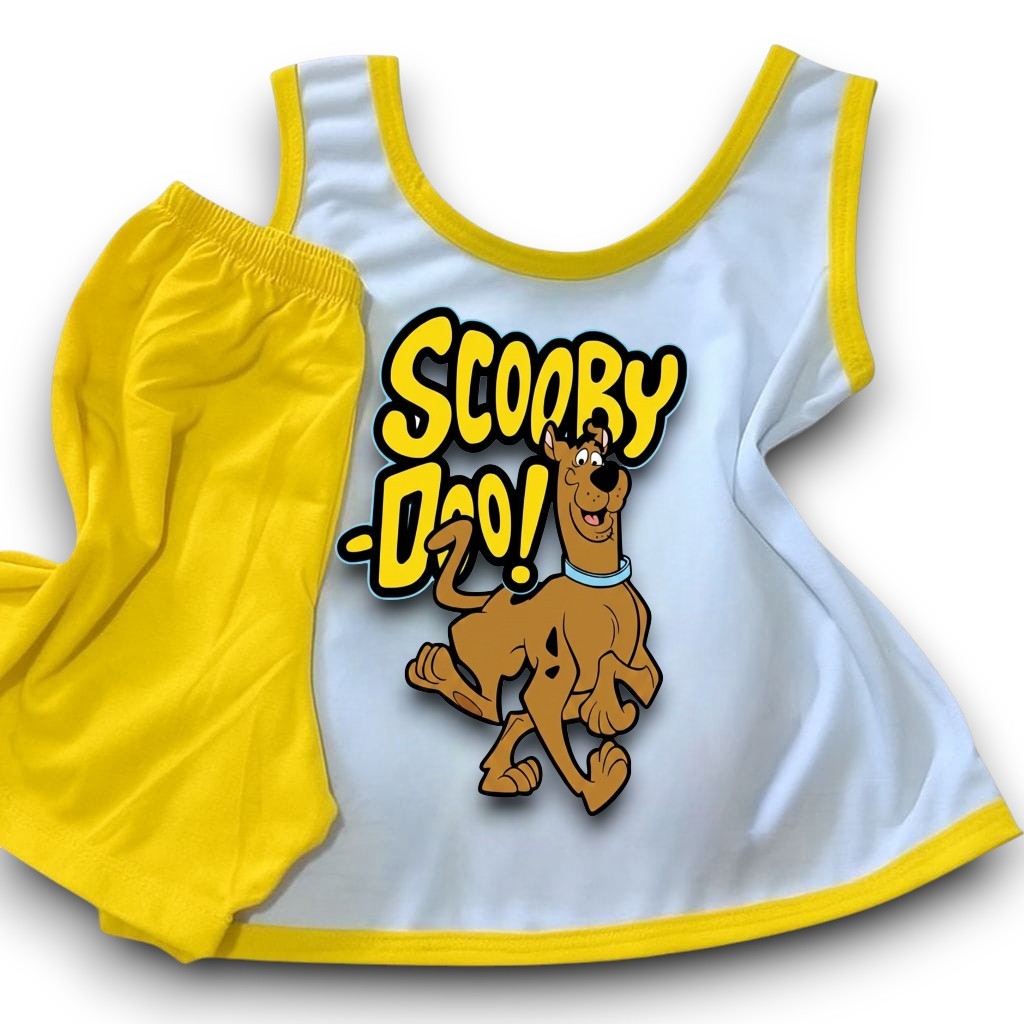 Pijama menina regata infantil verão/do P ao GG personagens