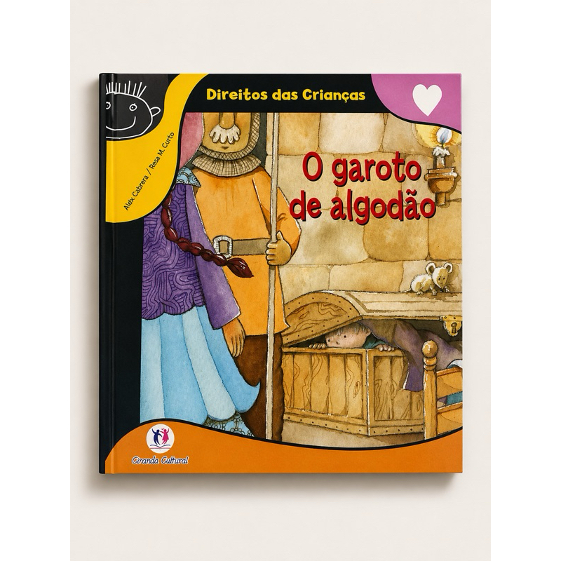 Livro Infantil O Garoto de Algodão | Direitos das Crianças | Excelente Estado