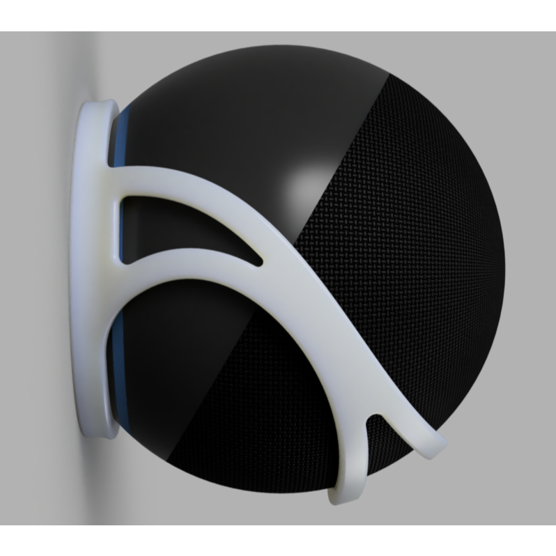 Suporte de Parede para Alexa Echo Dot 4 e 5 – Impressão 3D