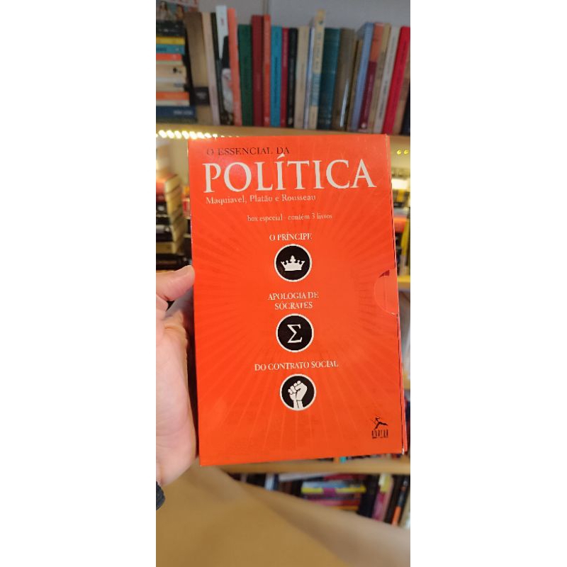 BOX O ESSENCIAL DA POLÍTICA - MAQUIAVEL, PLATÃO E ROSSEAU