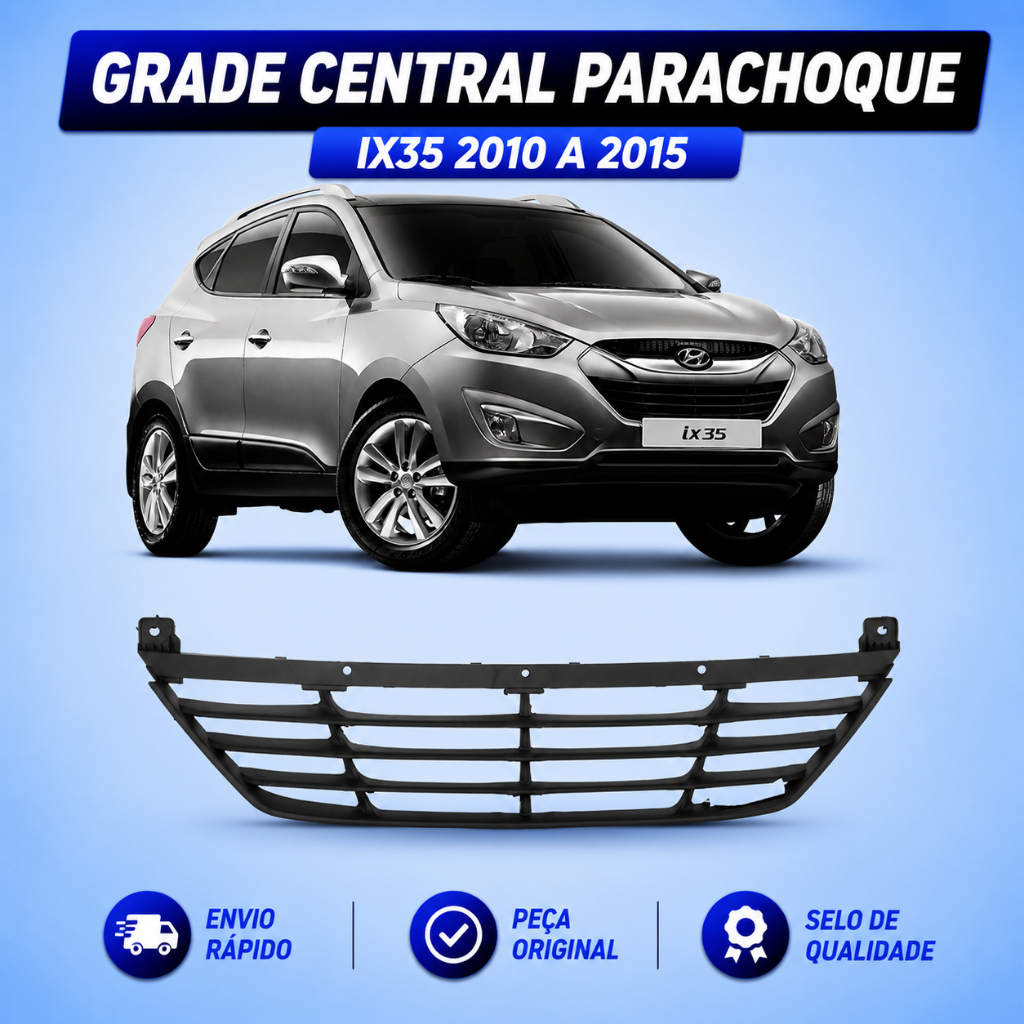 Grade Central Parachoque Ix35 2010 2011 2012 2013 2014 2015