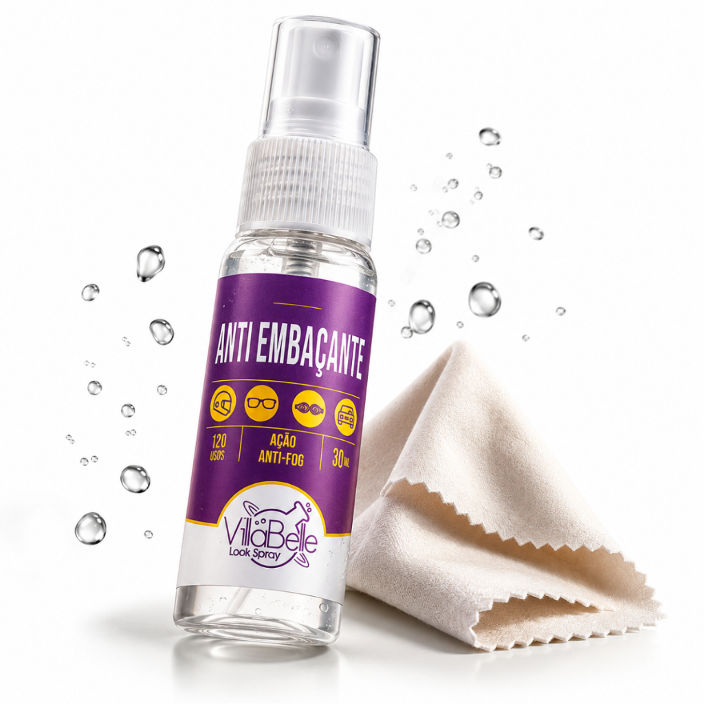 Antiembaçante Óculos Viseira Capacete Anti Fog 120 Aplicações