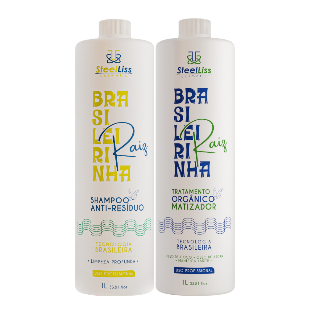 Kit Progressiva Brasileirinha Raiz Orgânica Matizadora