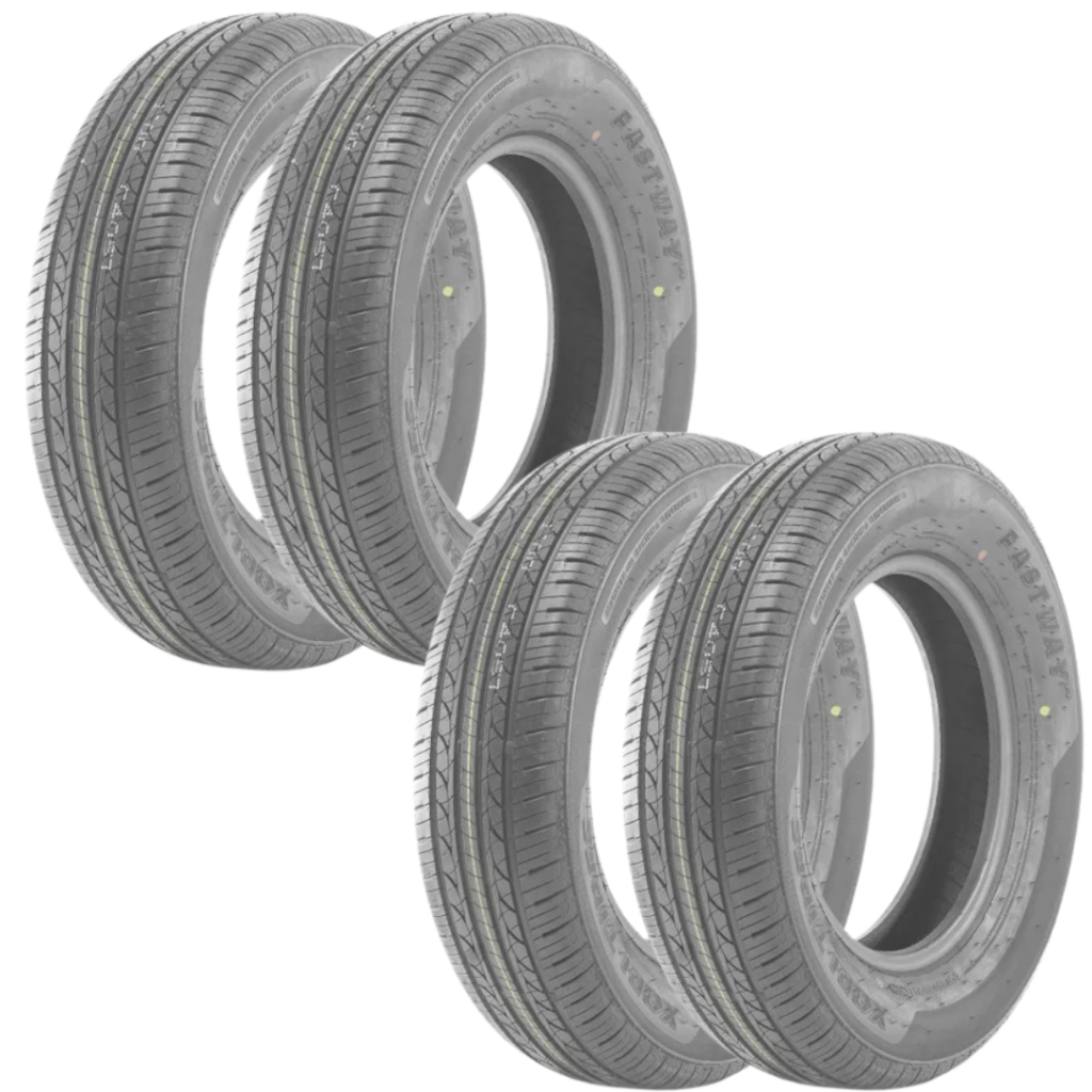 Jogo 4 Pneus 175/75 R14 XBRI Fastway F2 86T Novos Aro 14