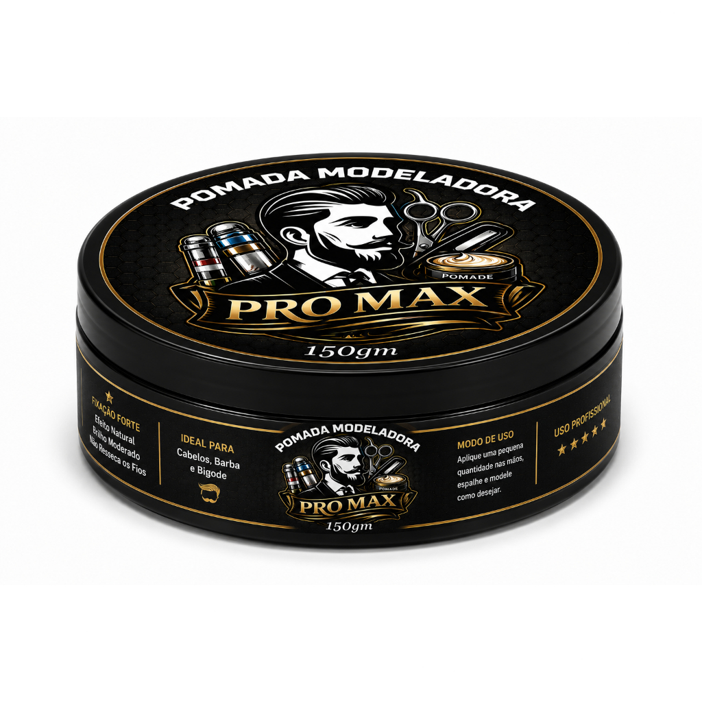 Ceras Modeladora Pomada Premium Cabelo Penteado 80g