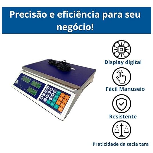 Balança Digital de cozinha mini bivolts 110/220v eletronica recarregável envio imediato