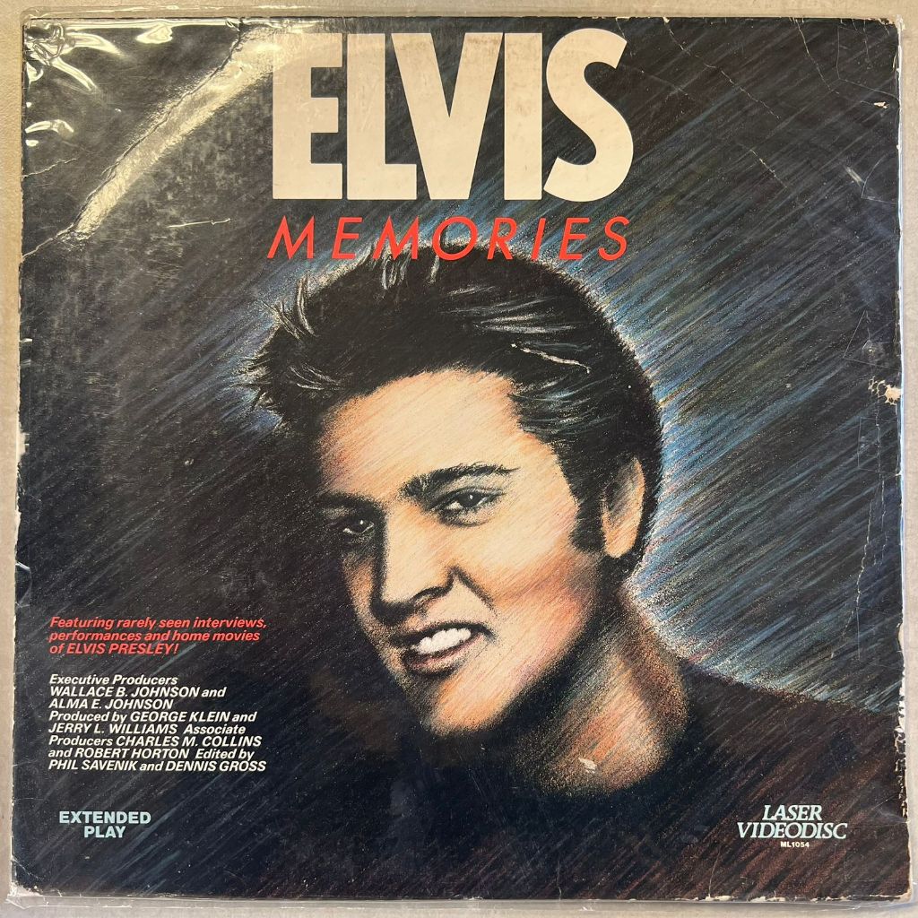 Ld Laserdisc Elvis Presley 1987 Memories, Importado Usa Raro