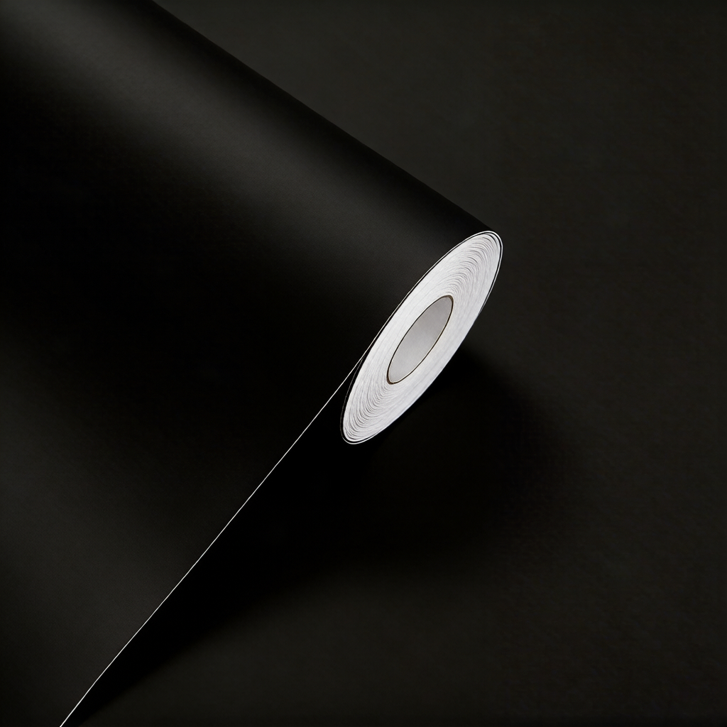 Papel Contact Adesivo 5/10/15/20 Metros Preto Fosco Lavável Promoção