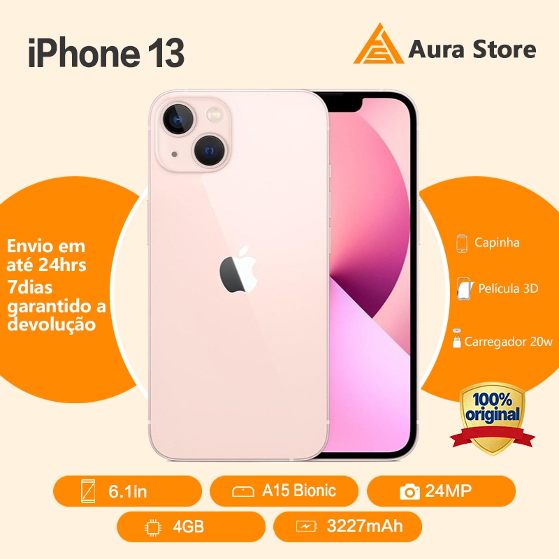 Celular Apple iPhone 13 128GB/256GB VITRINE