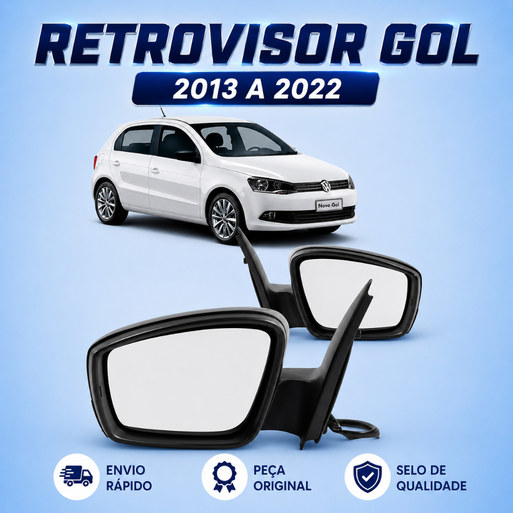Retrovisor Gol 2013 2014 2015 2016 2017 2018 2019 2020 2021 2022