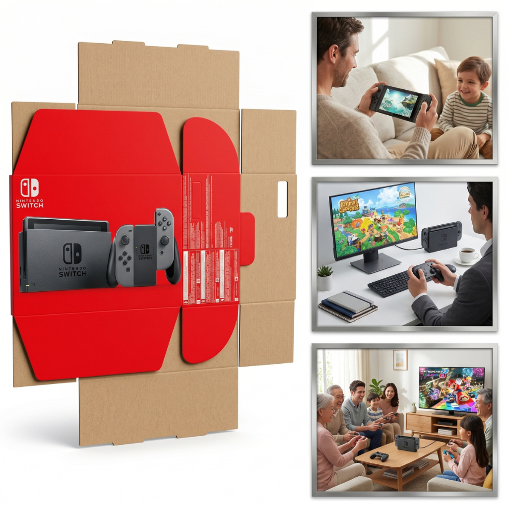 Caixa Vazia Para Nintendo Switch V1 / V2